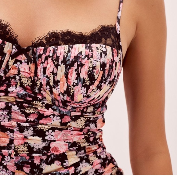 For Love & Lemons NWT - Gardenia Mini Dress - Size Small - Picture 3 of 5